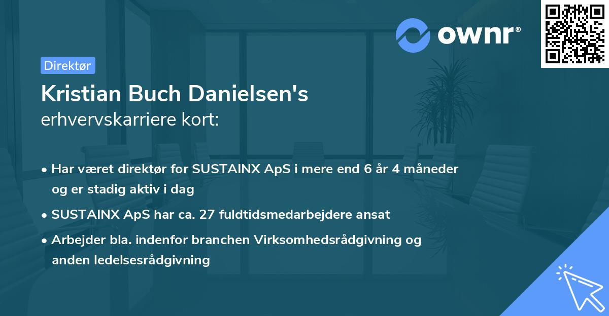 Kristian Buch Danielsen's erhvervskarriere kort