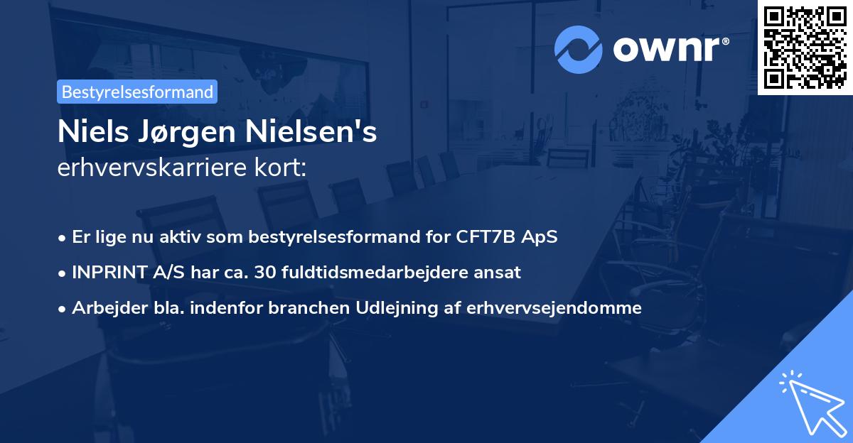 Niels Jørgen Nielsen's erhvervskarriere kort