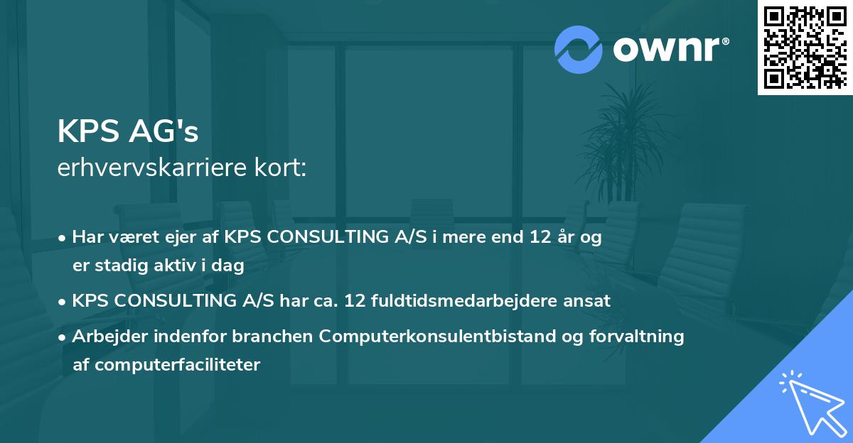 KPS AG's erhvervskarriere kort
