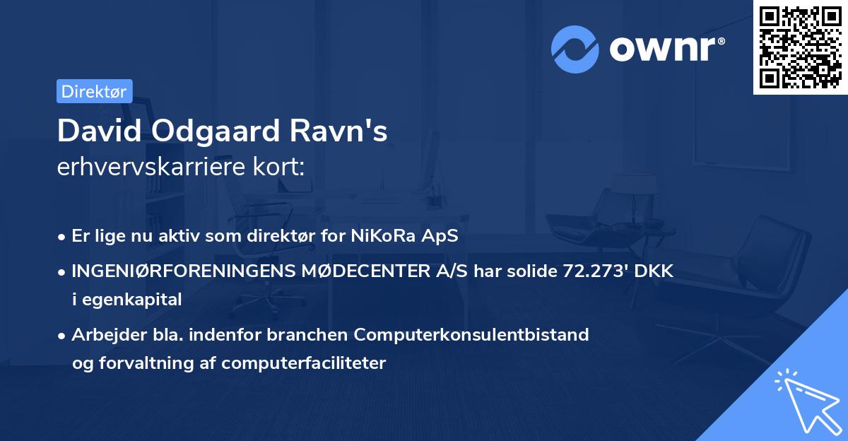 David Odgaard Ravn's erhvervskarriere kort