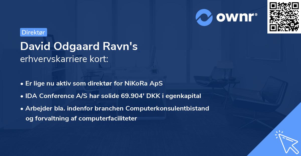 David Odgaard Ravn's erhvervskarriere kort