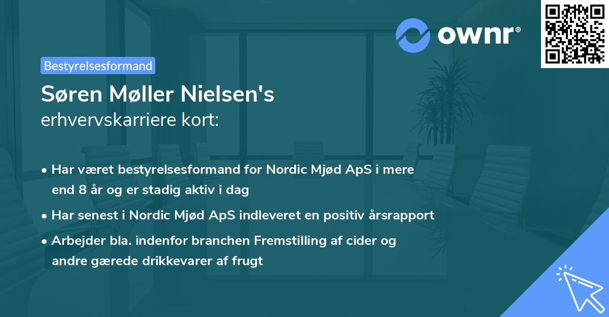 Søren Møller Nielsen's erhvervskarriere kort