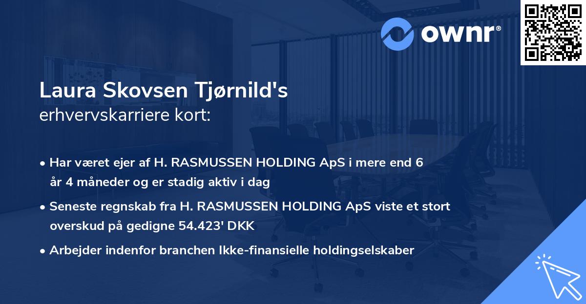 Laura Skovsen Olsen's erhvervskarriere kort