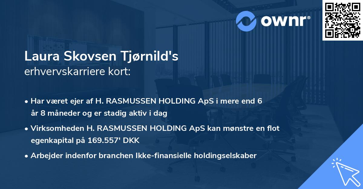 Laura Skovsen Tjørnild's erhvervskarriere kort
