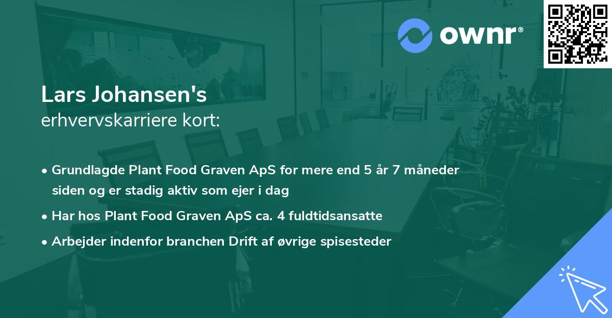 Lars Johansen's erhvervskarriere kort