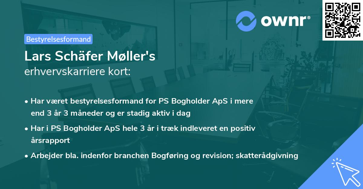 Lars Schäfer Møller's erhvervskarriere kort