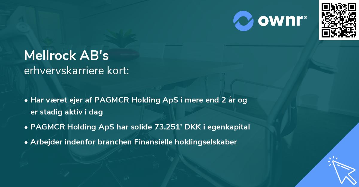 Mellrock AB's erhvervskarriere kort