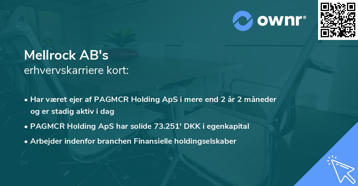 Mellrock AB's erhvervskarriere kort