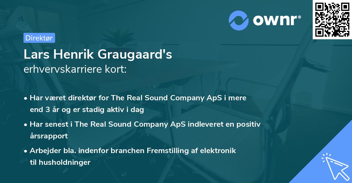 Lars Henrik Graugaard's erhvervskarriere kort