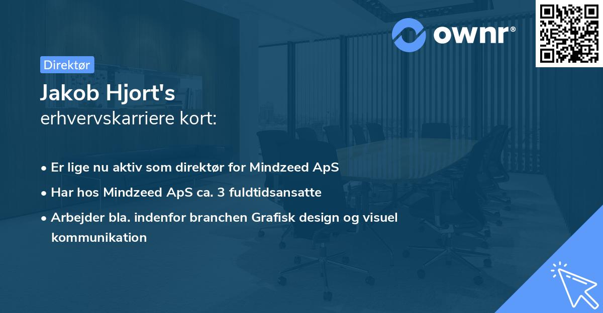 Jakob Hjort's erhvervskarriere kort