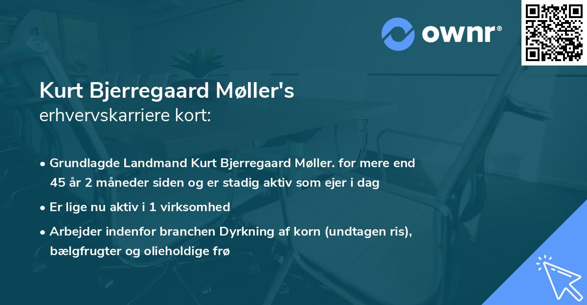 Kurt Bjerregaard Møller's erhvervskarriere kort