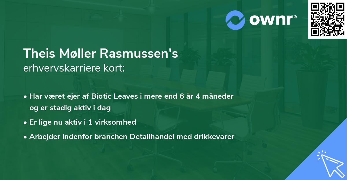 Theis Møller Rasmussen's erhvervskarriere kort