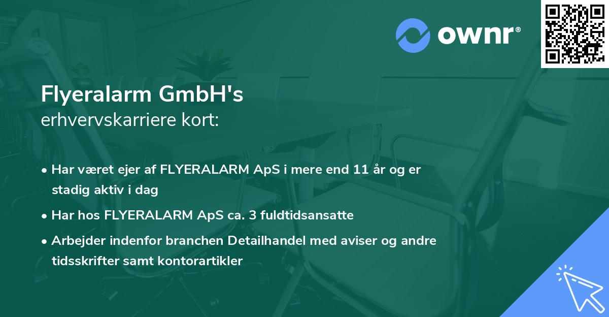 Flyeralarm GmbH's erhvervskarriere kort