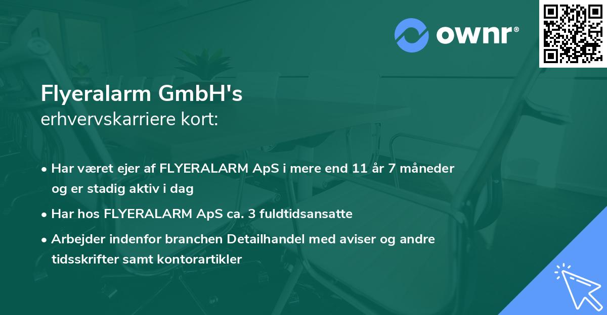 Flyeralarm GmbH's erhvervskarriere kort