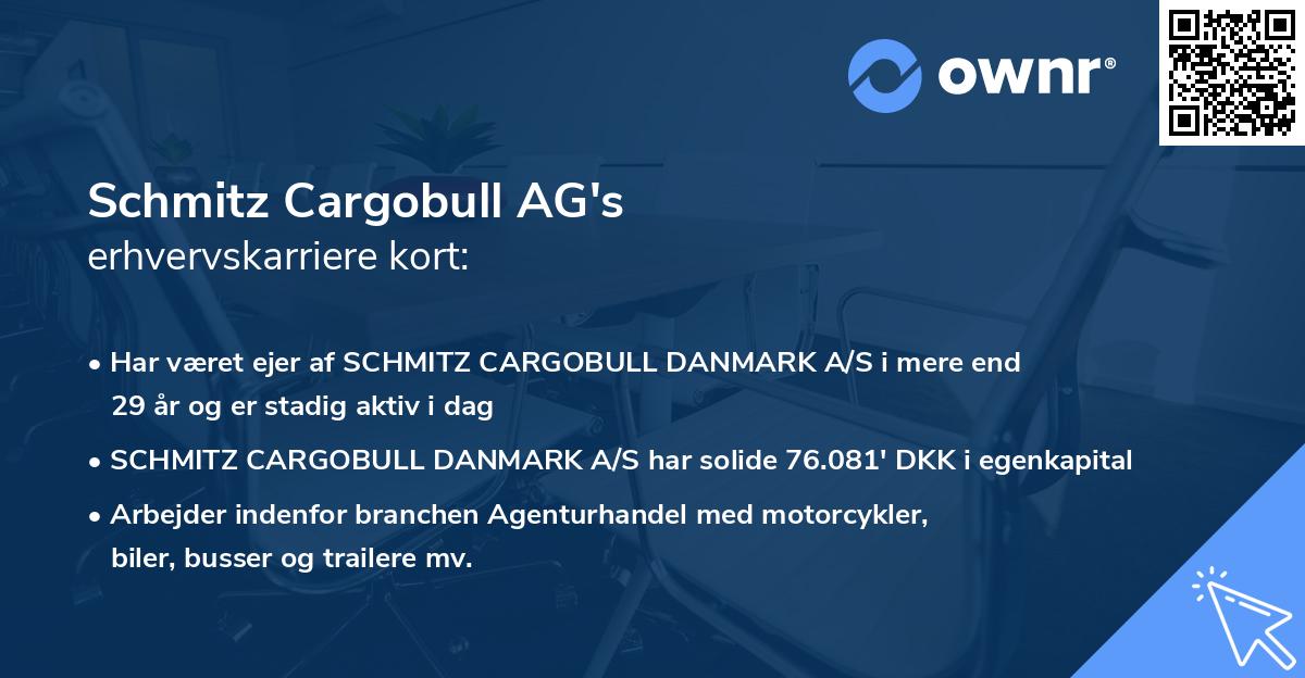 Schmitz Cargobull AG's erhvervskarriere kort