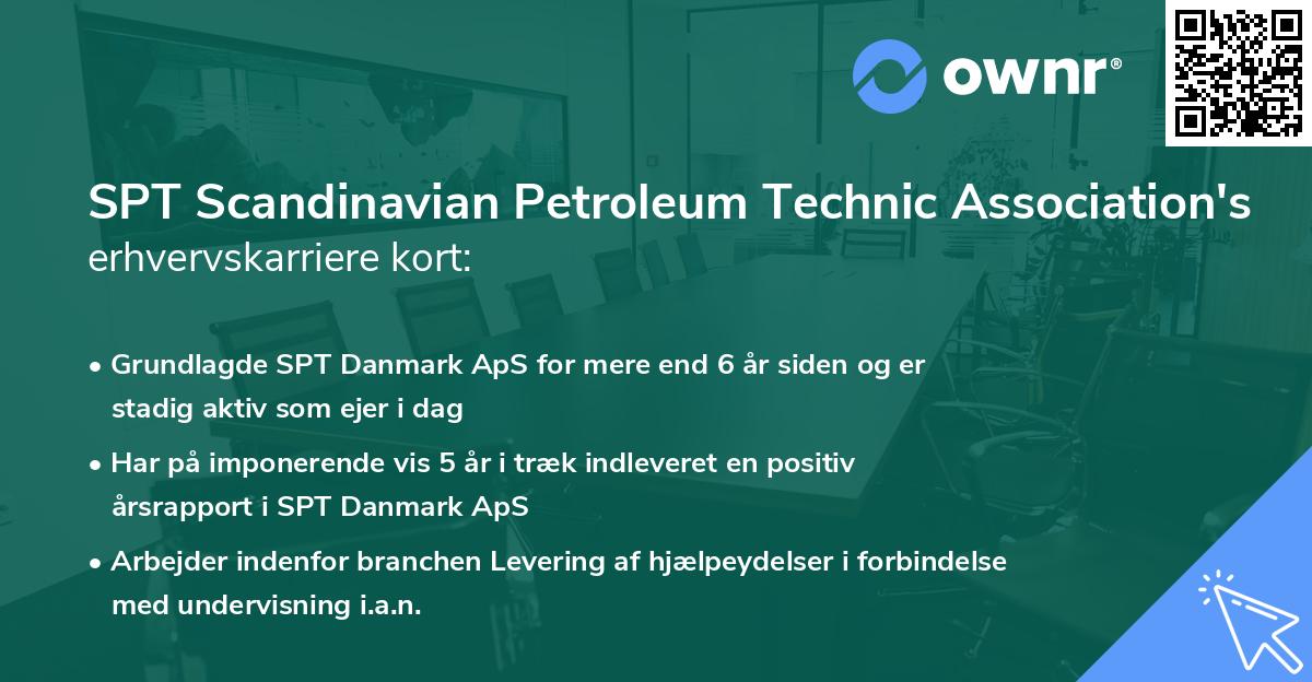 SPT Scandinavian Petroleum Technic Association's erhvervskarriere kort