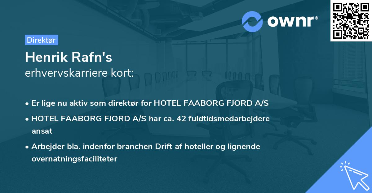 Henrik Rafn's erhvervskarriere kort