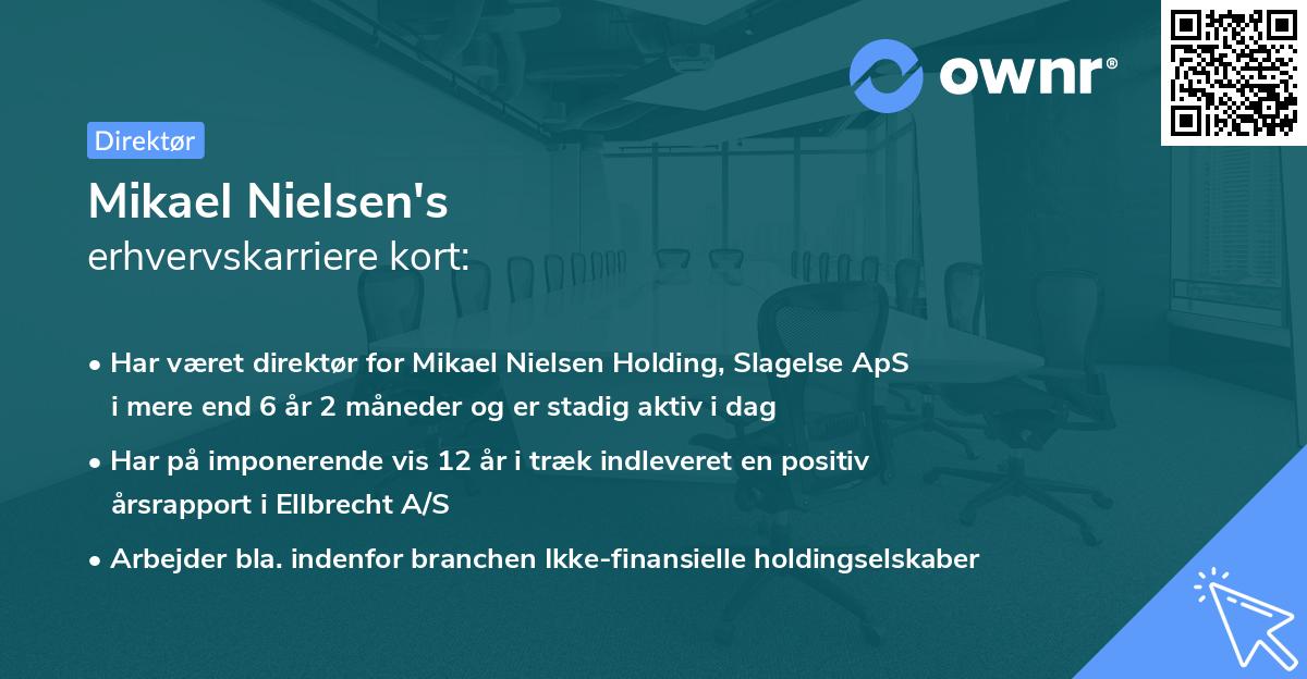Mikael Nielsen's erhvervskarriere kort