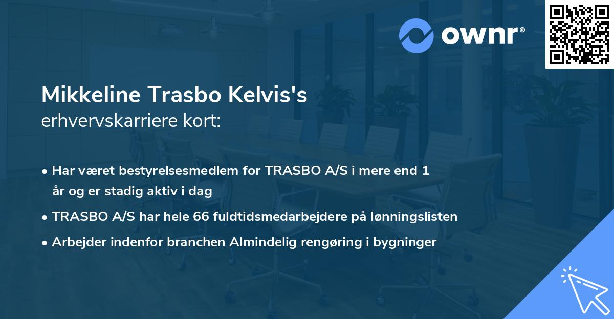 Mikkeline Trasbo Kelvis's erhvervskarriere kort