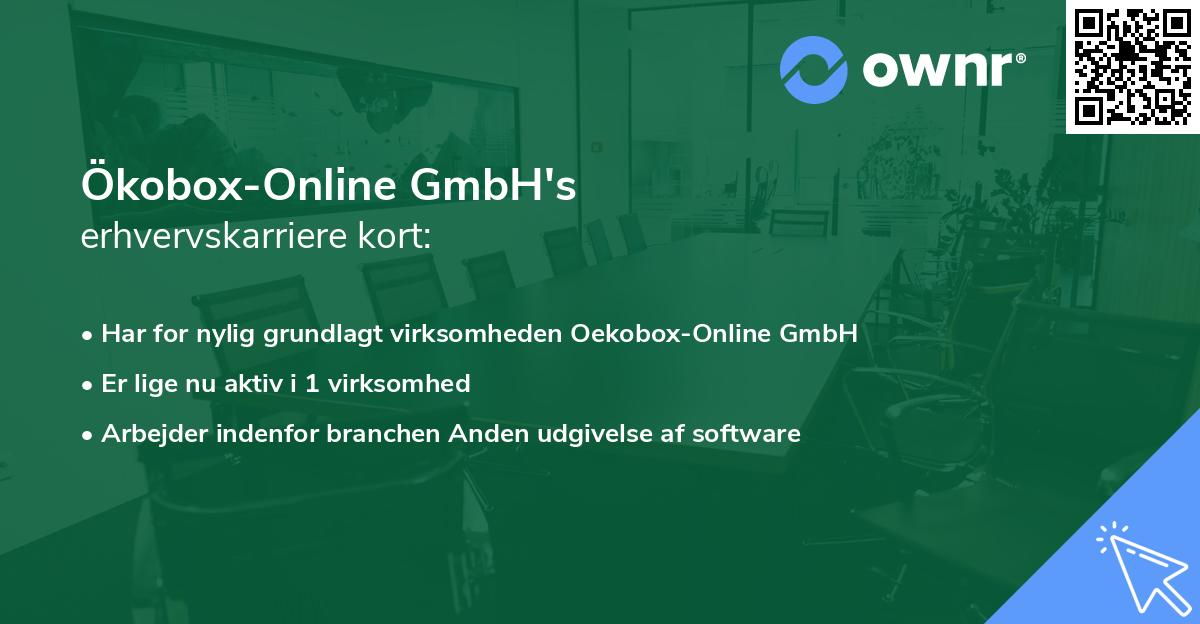 Ökobox-Online GmbH's erhvervskarriere kort