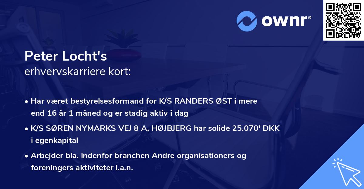 Peter Locht's erhvervskarriere kort