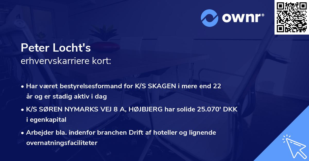 Peter Locht's erhvervskarriere kort