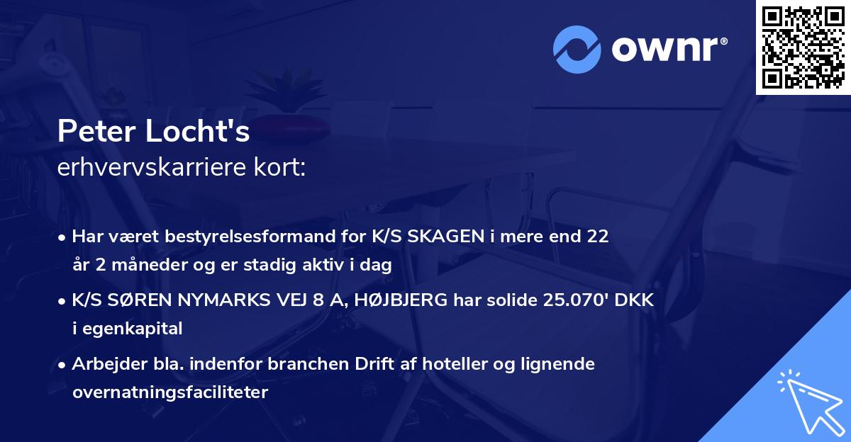 Peter Locht's erhvervskarriere kort