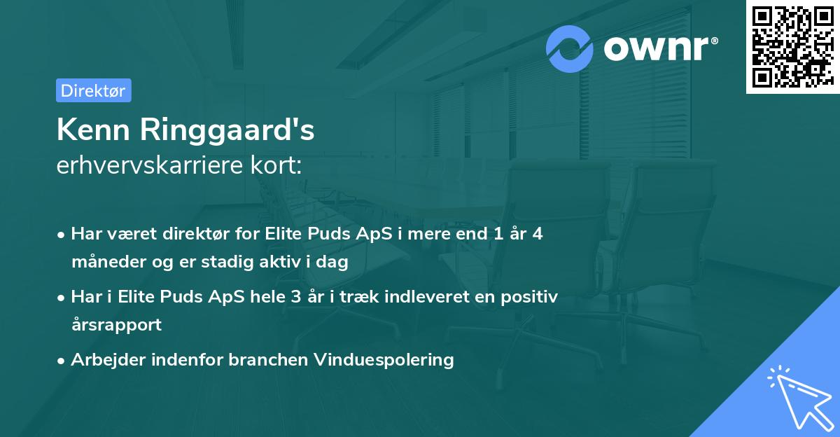 Kenn Ringgaard's erhvervskarriere kort