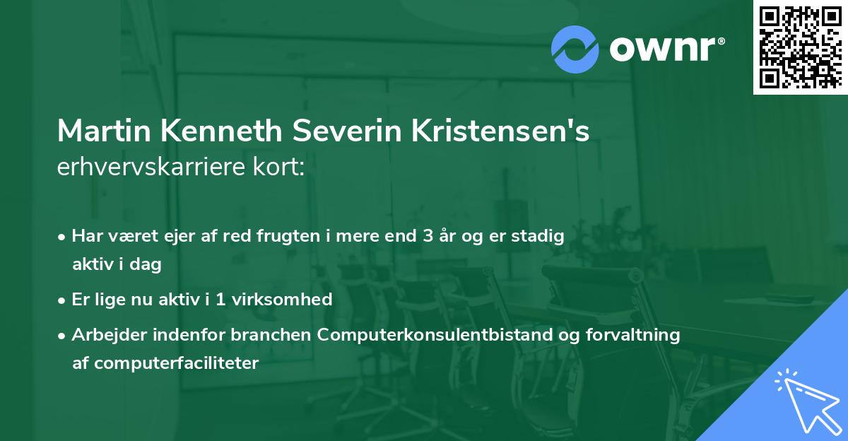 Martin Kenneth Severin Kristensen's erhvervskarriere kort