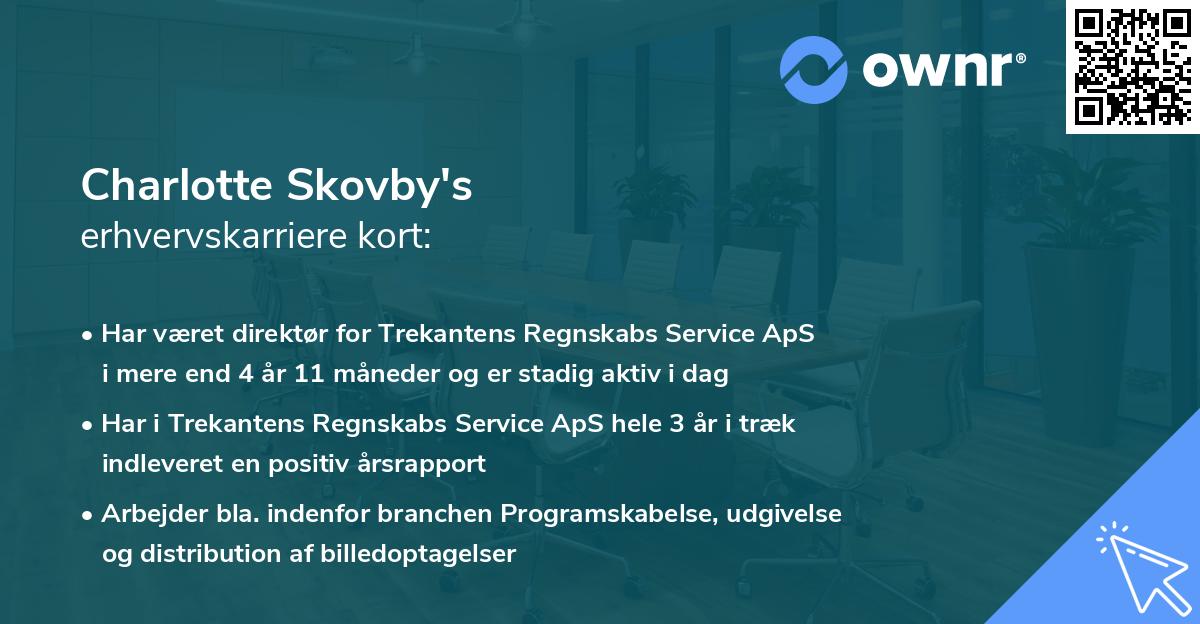 Charlotte Skovby's erhvervskarriere kort