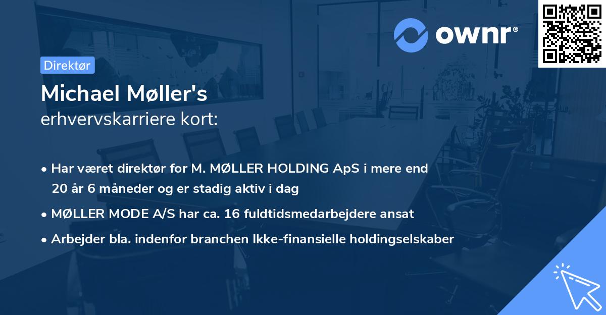 Michael Møller's erhvervskarriere kort