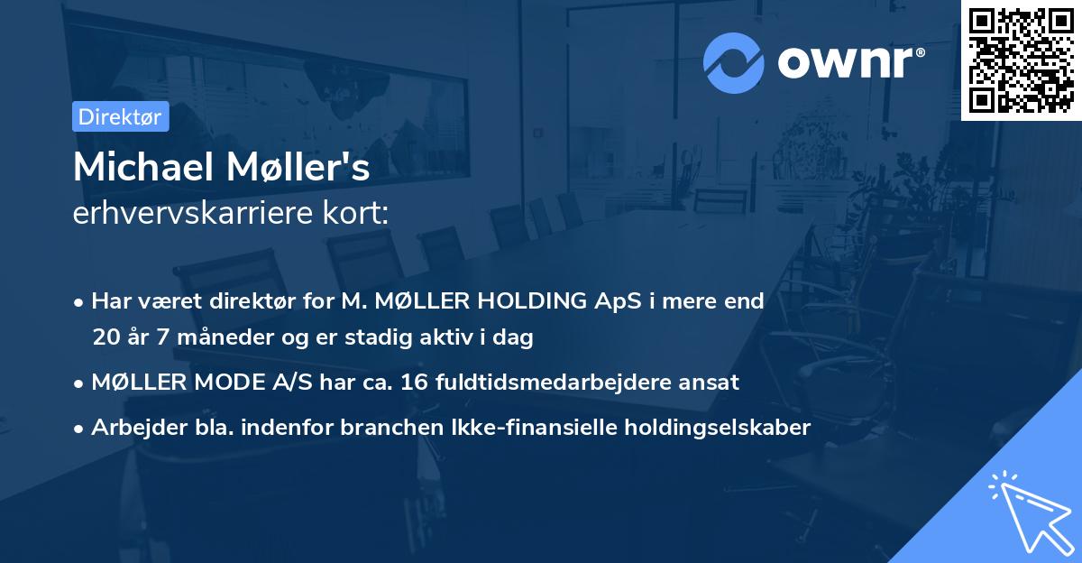Michael Møller's erhvervskarriere kort