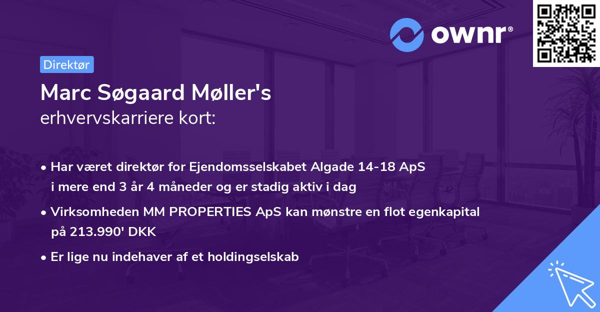 Marc Søgaard Møller's erhvervskarriere kort