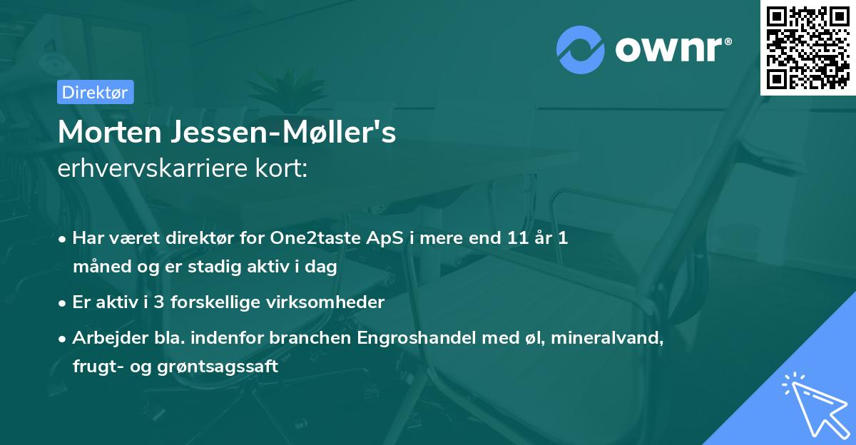 Morten Jessen-Møller's erhvervskarriere kort