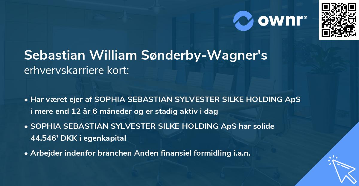 Sebastian William Sønderby-Wagner's erhvervskarriere kort