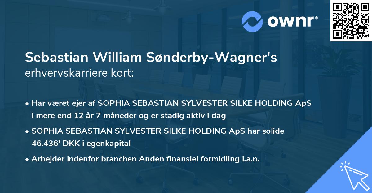 Sebastian William Sønderby-Wagner's erhvervskarriere kort