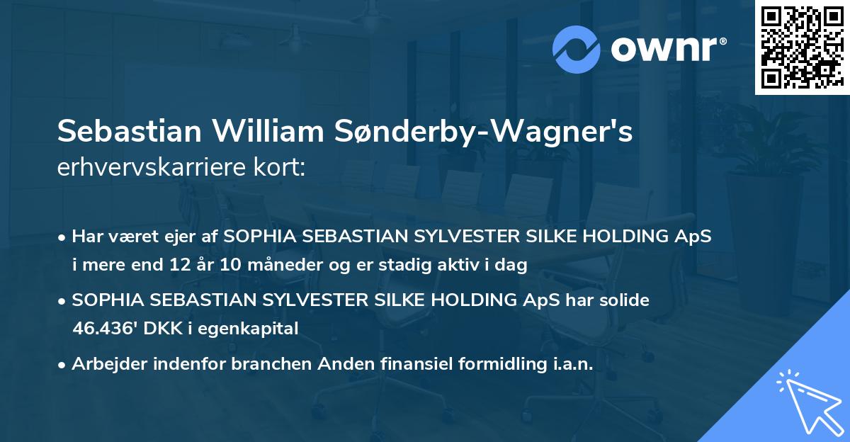 Sebastian William Sønderby-Wagner's erhvervskarriere kort