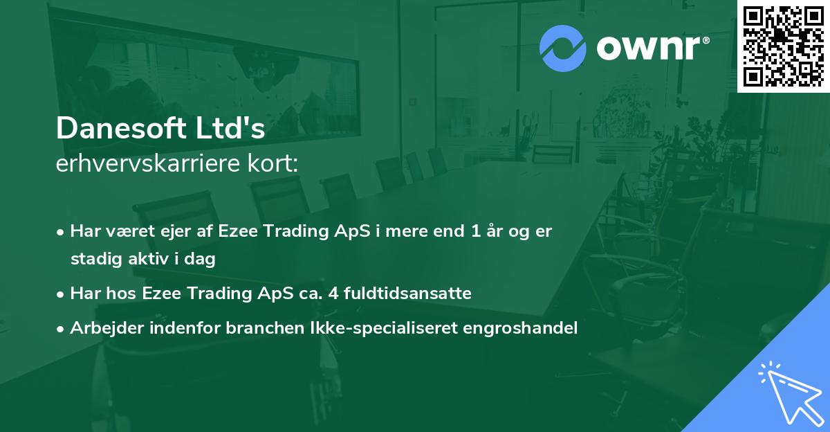 Danesoft Ltd's erhvervskarriere kort