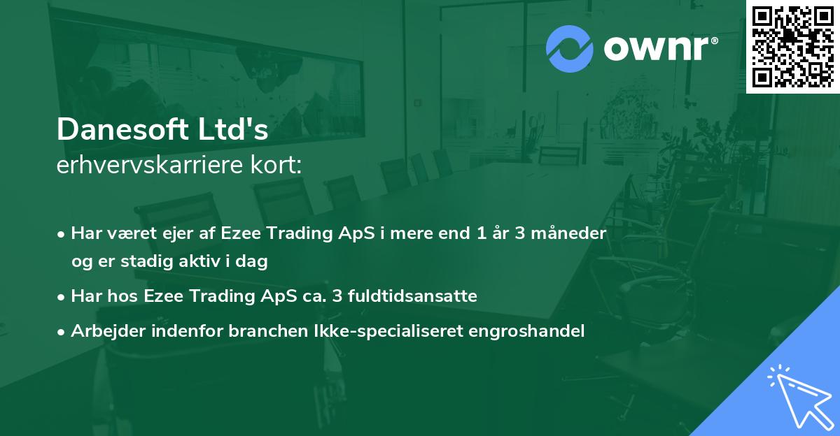 Danesoft Ltd's erhvervskarriere kort