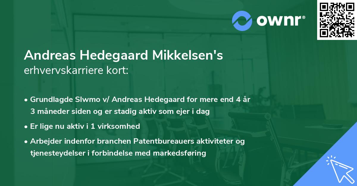 Andreas Hedegaard Mikkelsen's erhvervskarriere kort