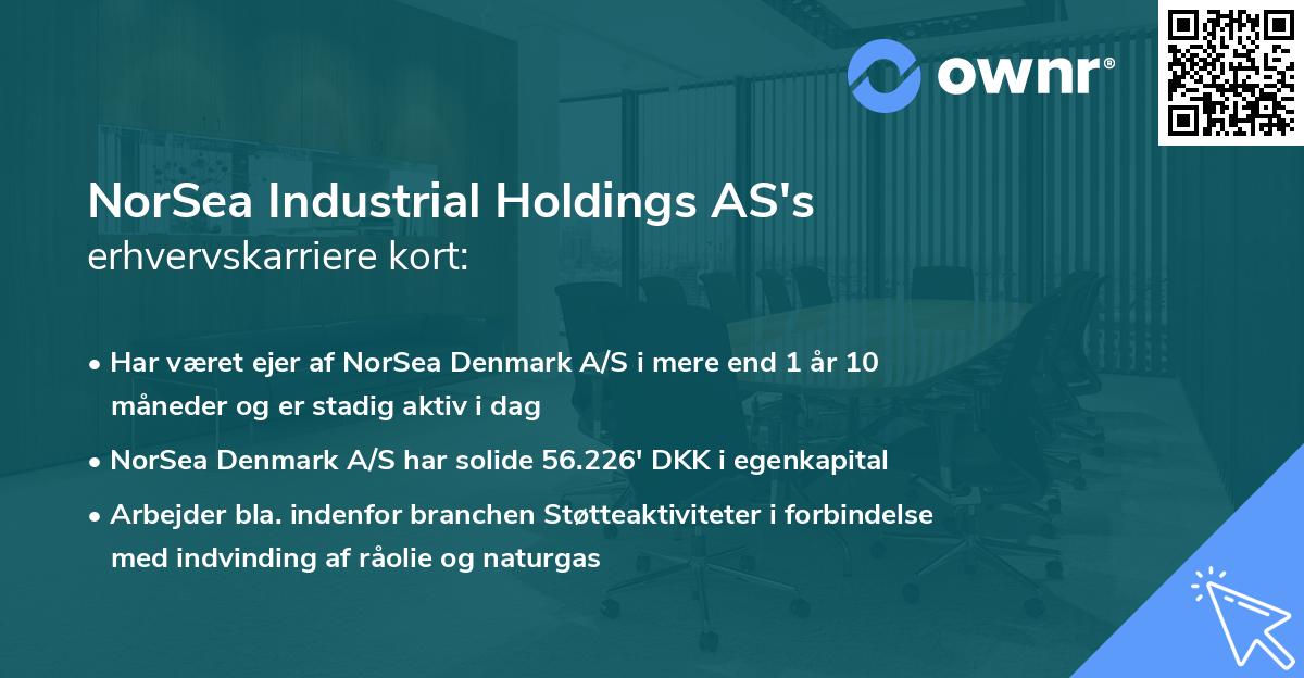 NorSea Industrial Holdings AS's erhvervskarriere kort