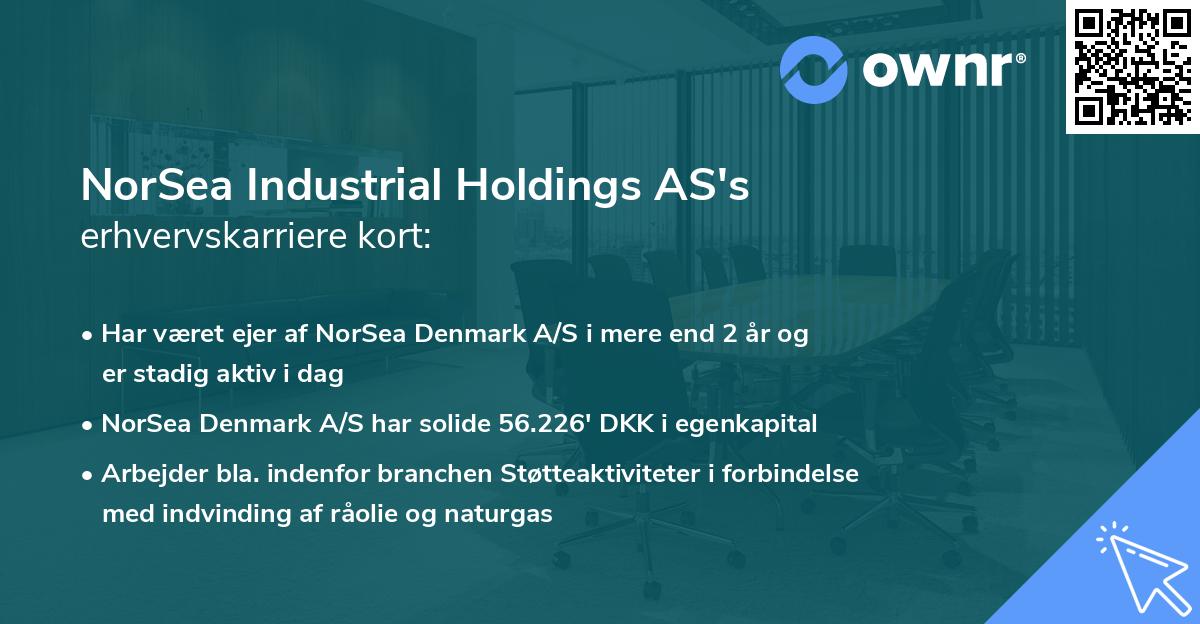 NorSea Industrial Holdings AS's erhvervskarriere kort