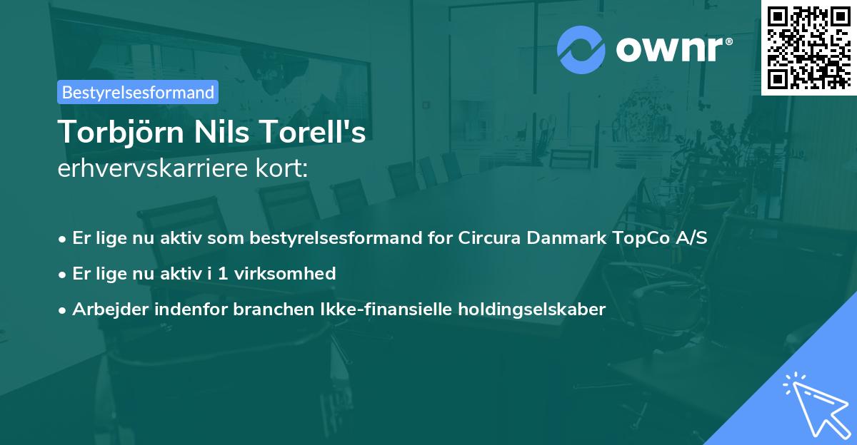 Torbjörn Nils Torell's erhvervskarriere kort