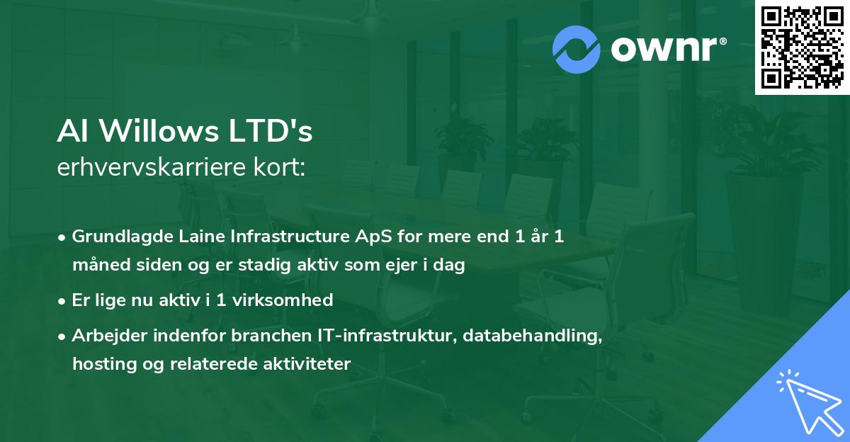 AI Willows LTD's erhvervskarriere kort