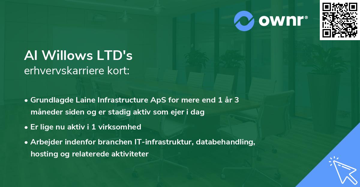 AI Willows LTD's erhvervskarriere kort