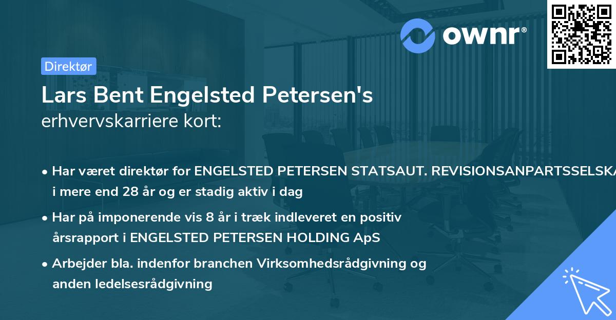 Lars Bent Engelsted Petersen's erhvervskarriere kort