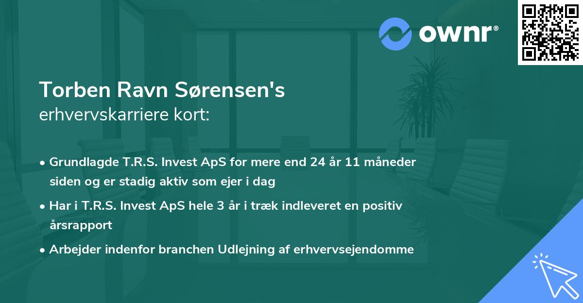 Torben Ravn Sørensen's erhvervskarriere kort