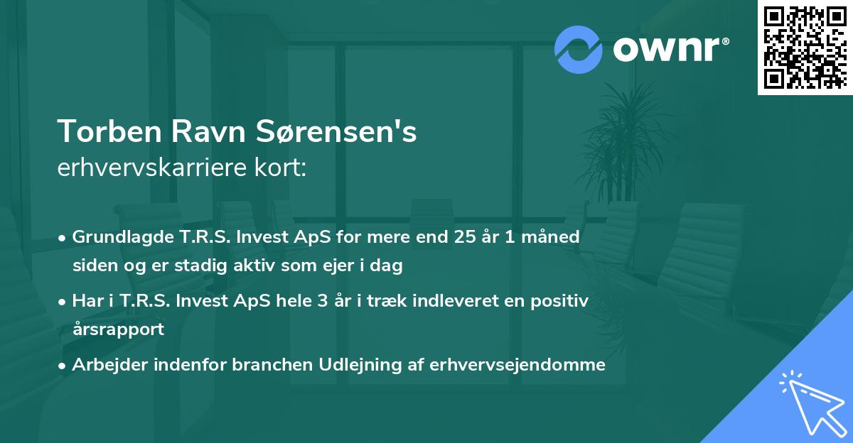 Torben Ravn Sørensen's erhvervskarriere kort