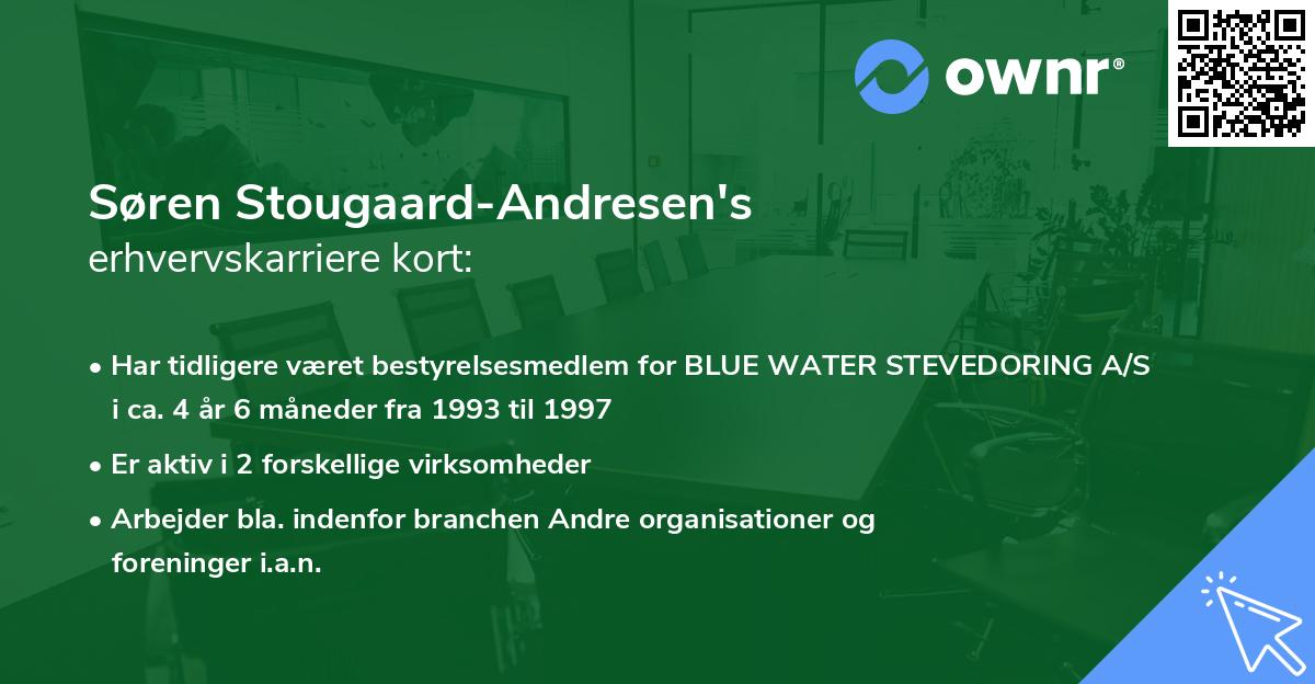 Søren Stougaard-Andresen's erhvervskarriere kort