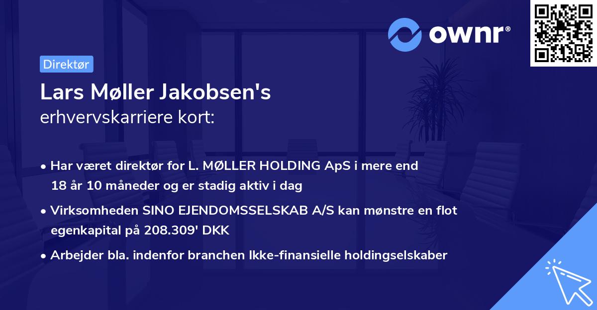 Lars Møller Jakobsen's erhvervskarriere kort